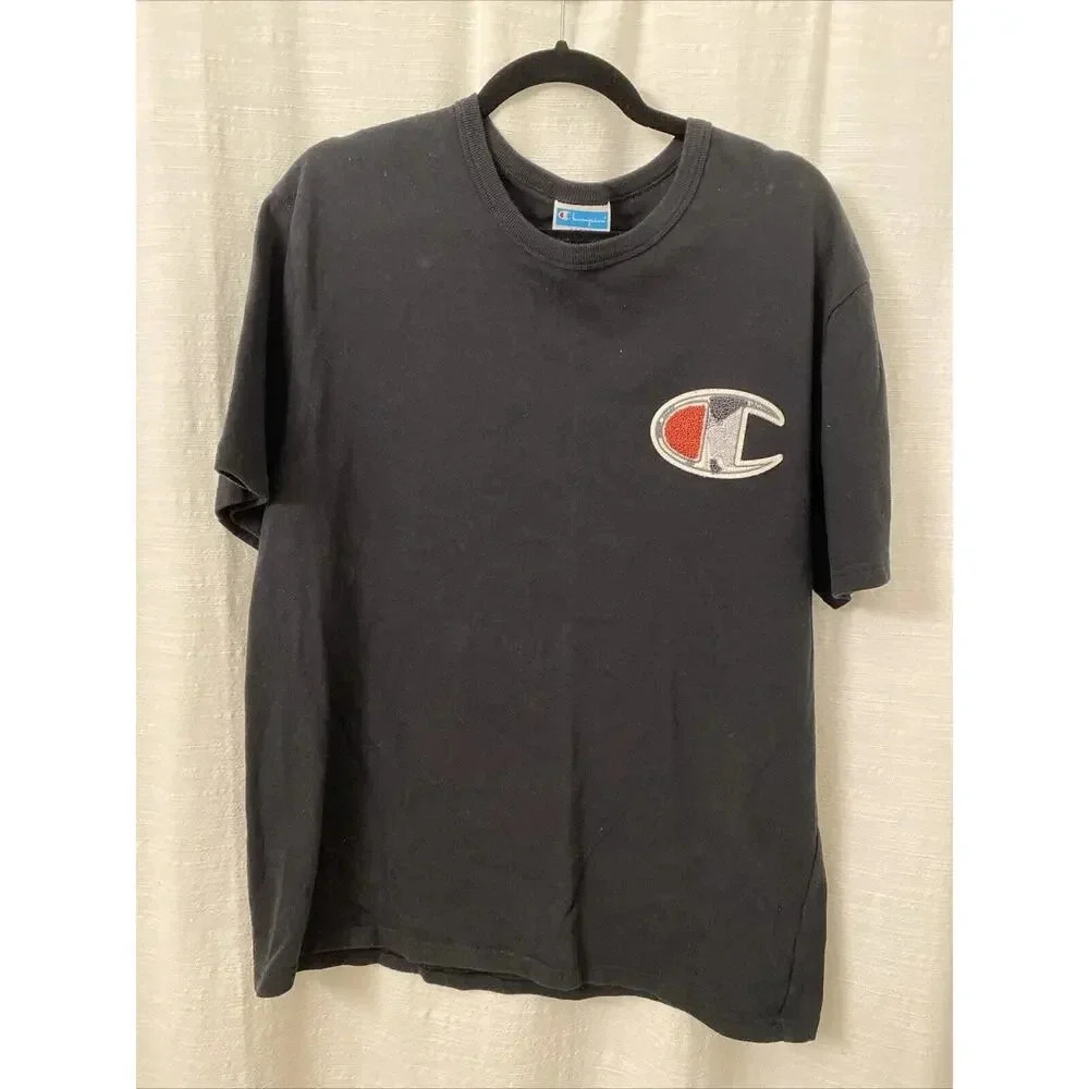 CHAMPION HERITAGE MEN'S T-SHIRT BLACK SIZE LARGE